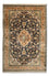 Alfombra de seda - Seda de Cachemira - 156 x 95 cm - azul oscuro