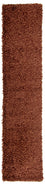 Alfombra de pasillo Alfombra de pelo largo - 295 x 66 cm - marrón