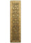 Alfombra de pasillo Alfombra de lana - 300 x 75 cm - verde