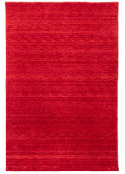 Alfombra Gabbeh - Loribaft Softy - 145 x 72 cm - rojo