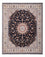 Alfombra oriental - Nain - Indus - 309 x 251 cm - azul oscuro