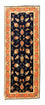 Alfombra de pasillo Alfombra Persa - Tabriz - Real - 200 x 75 cm - salmón