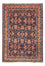 Alfombra persa - Bidjar - Real - 161 x 113 cm - azul oscuro
