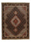 Alfombra Persa - Tabriz - Real - 204 x 152 cm - marrón oscuro