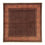 Alfombra persa - Tabriz cuadrado - 200 x 195 cm - azul oscuro
