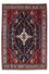 Alfombra Gabbeh - Persa Kashkuli - 212 x 143 cm - azul oscuro
