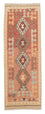 Alfombra de pasillo Alfombra Kelim - Splash - 202 x 67 cm - rojo claro