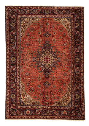Alfombra persa - Tabriz - 295 x 195 cm - rojo claro