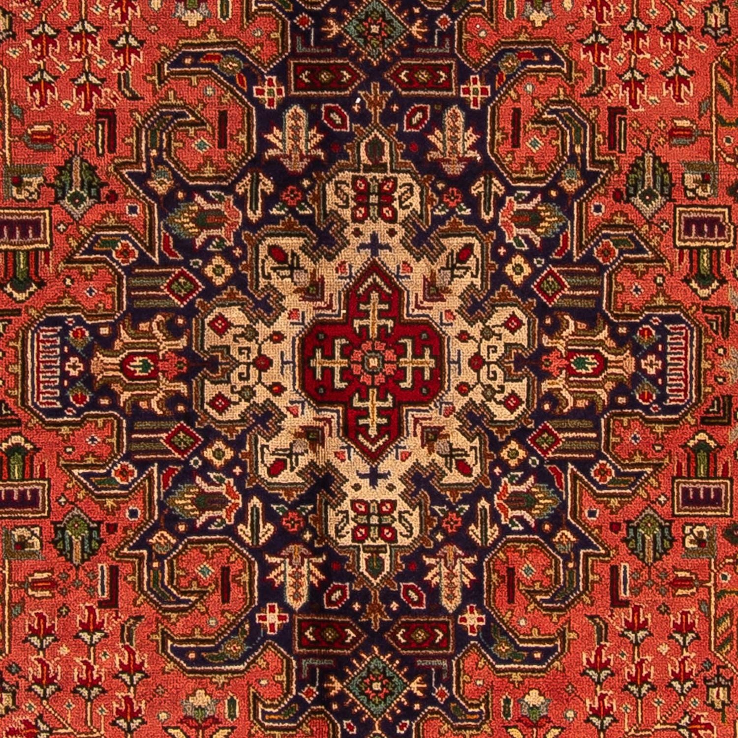 Alfombra persa - Tabriz - 295 x 195 cm - rojo claro