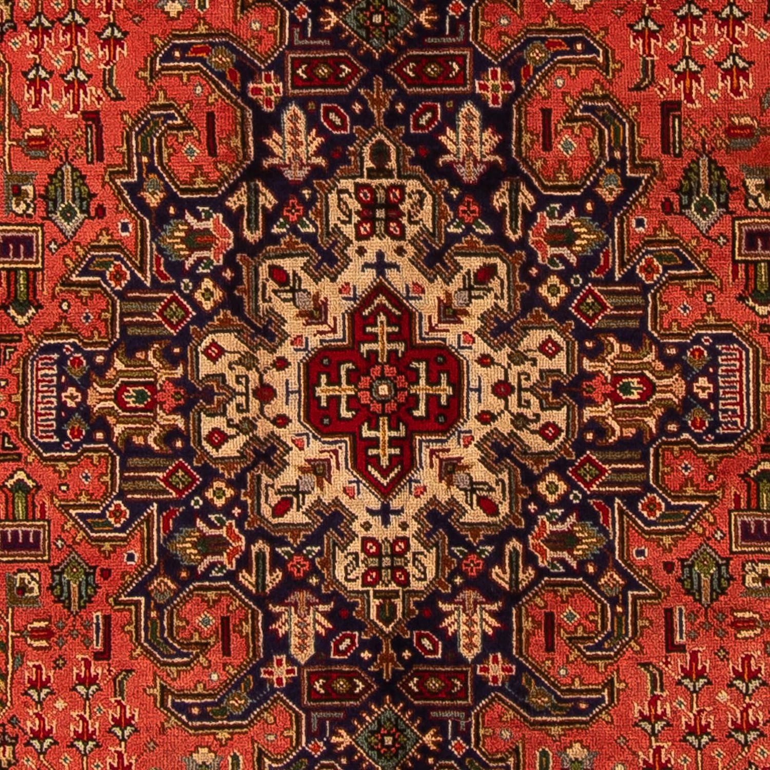 Alfombra persa - Tabriz - 295 x 195 cm - rojo claro