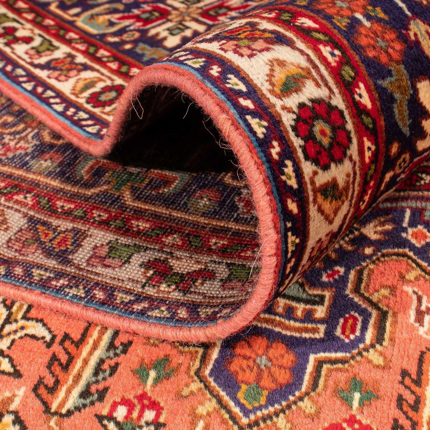 Alfombra persa - Tabriz - 295 x 195 cm - rojo claro