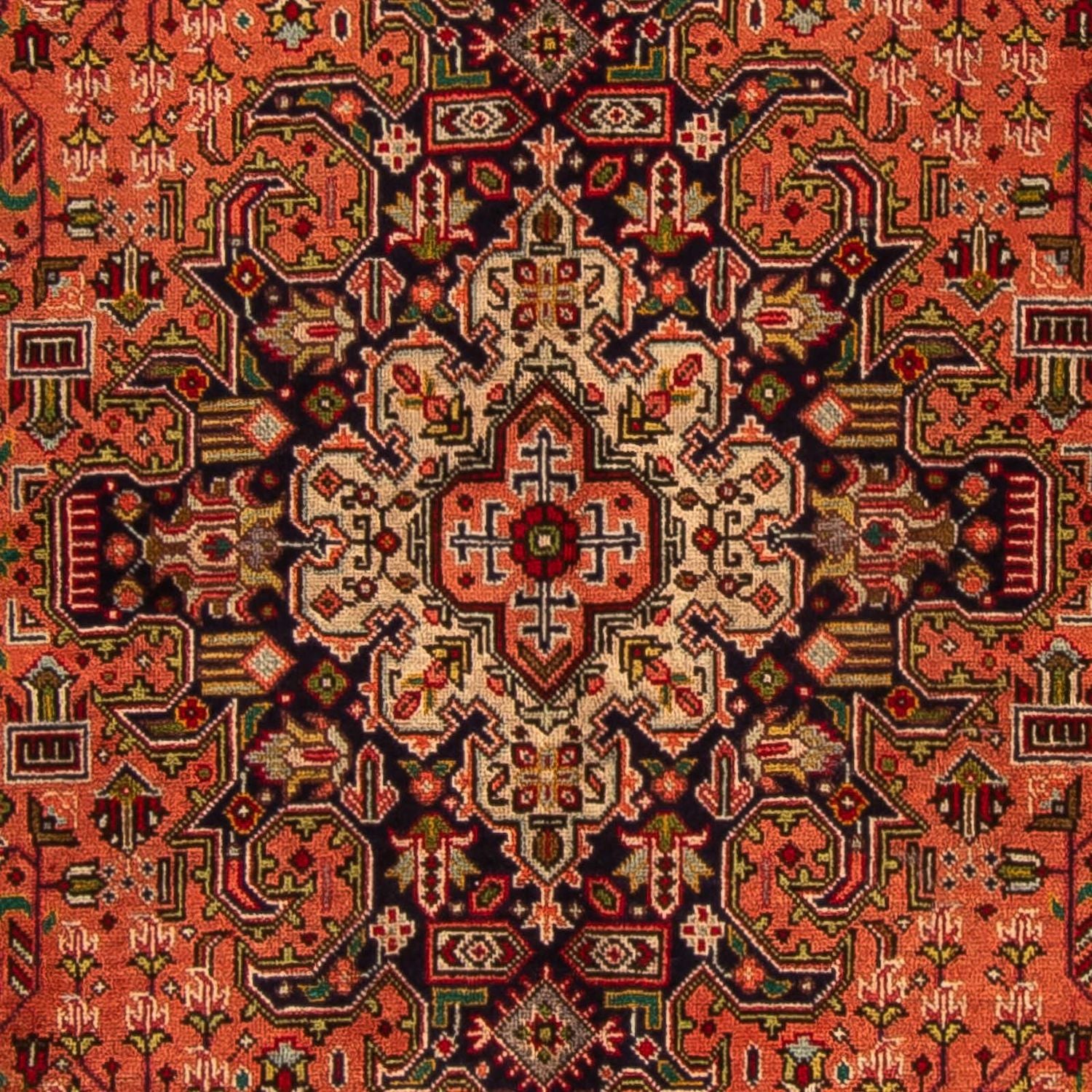 Alfombra persa - Tabriz - 295 x 195 cm - rojo claro