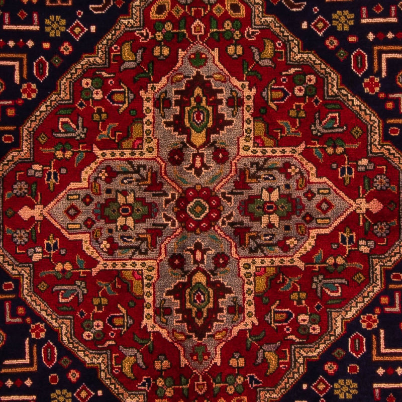 Alfombra persa - Tabriz - 297 x 197 cm - azul oscuro