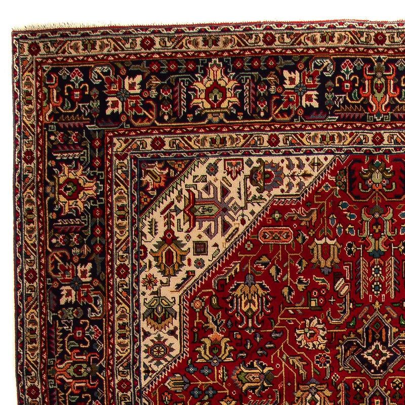Alfombra persa - Tabriz - 305 x 195 cm - rojo oscuro