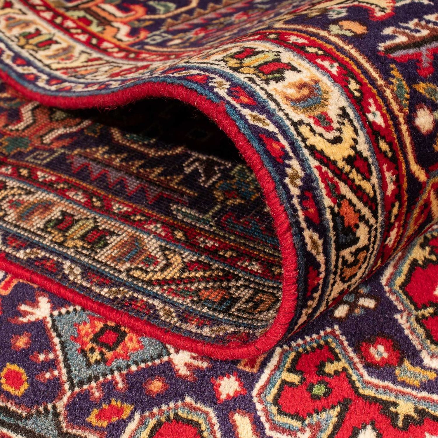 Alfombra persa - Tabriz - 305 x 195 cm - rojo oscuro
