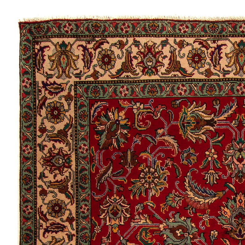 Alfombra persa - Tabriz - 305 x 200 cm - rojo oscuro