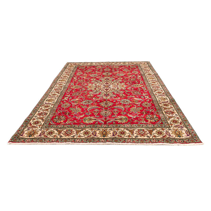 Alfombra persa - Tabriz - 305 x 200 cm - rojo oscuro