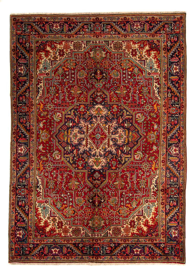 Alfombra persa - Tabriz - 295 x 200 cm - rojo claro