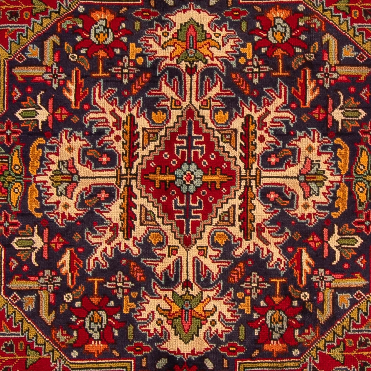 Alfombra persa - Tabriz - 295 x 200 cm - rojo claro