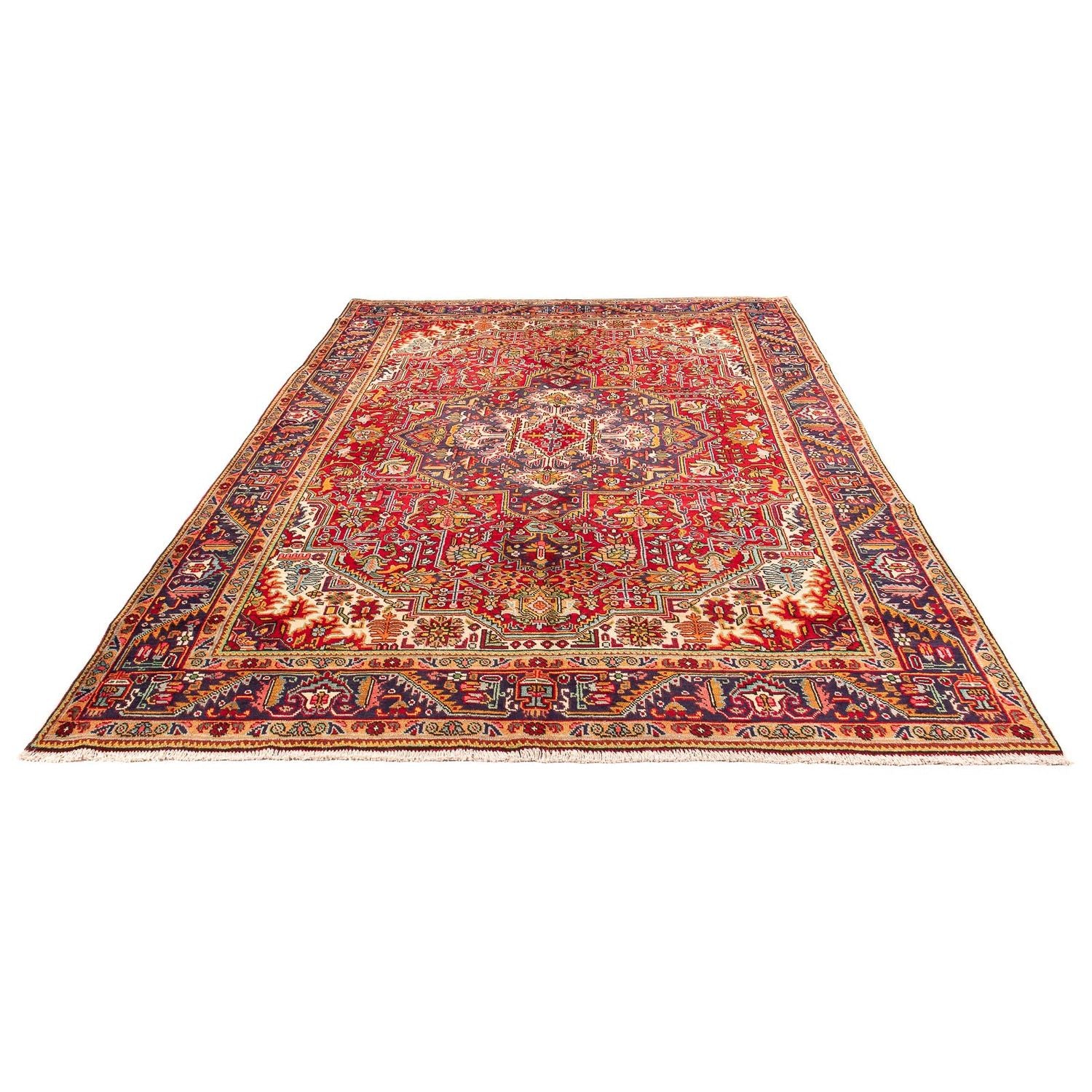 Alfombra persa - Tabriz - 295 x 200 cm - rojo claro