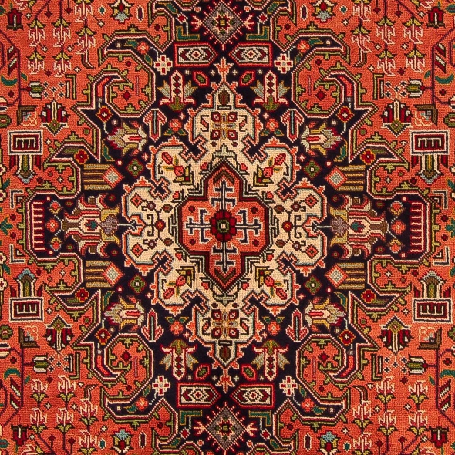 Alfombra persa - Tabriz - 295 x 195 cm - rojo claro
