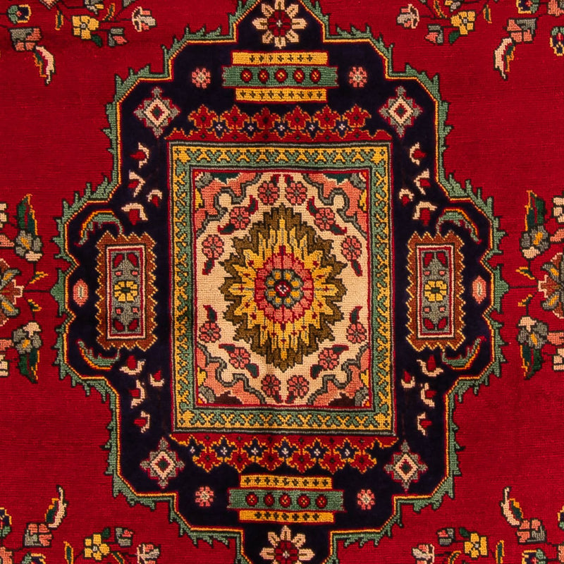 Alfombra persa - Tabriz - 297 x 197 cm - rojo oscuro