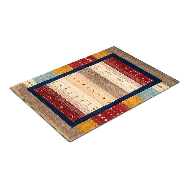 Alfombra Gabbeh - Loribaft Persa - 181 x 123 cm - multicolor
