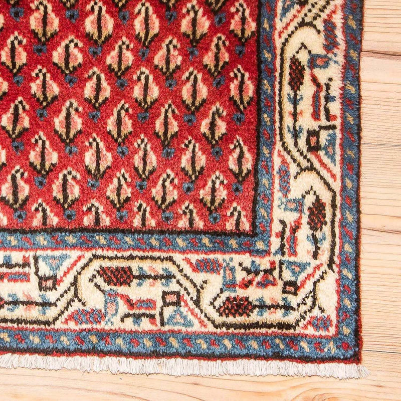 Alfombra de pasillo Alfombra persa - Mir - 197 x 80 cm - rojo