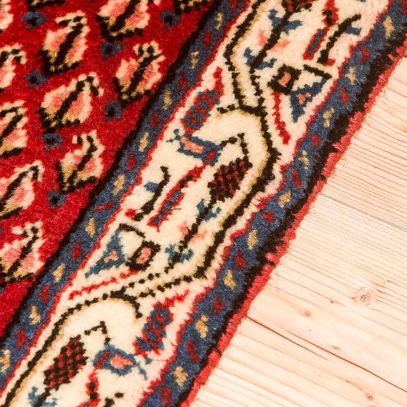 Alfombra de pasillo Alfombra persa - Mir - 197 x 80 cm - rojo