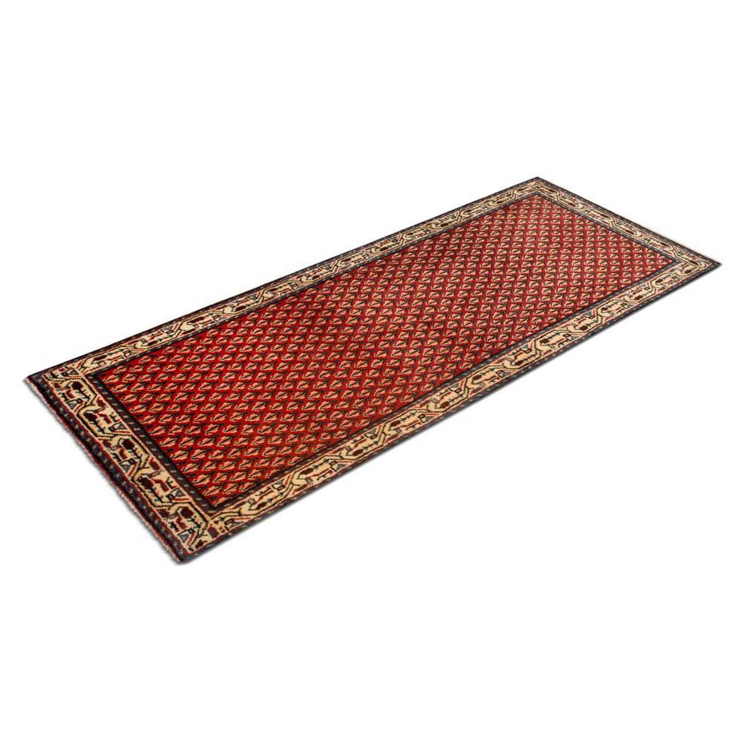 Alfombra de pasillo Alfombra persa - Mir - 197 x 80 cm - rojo
