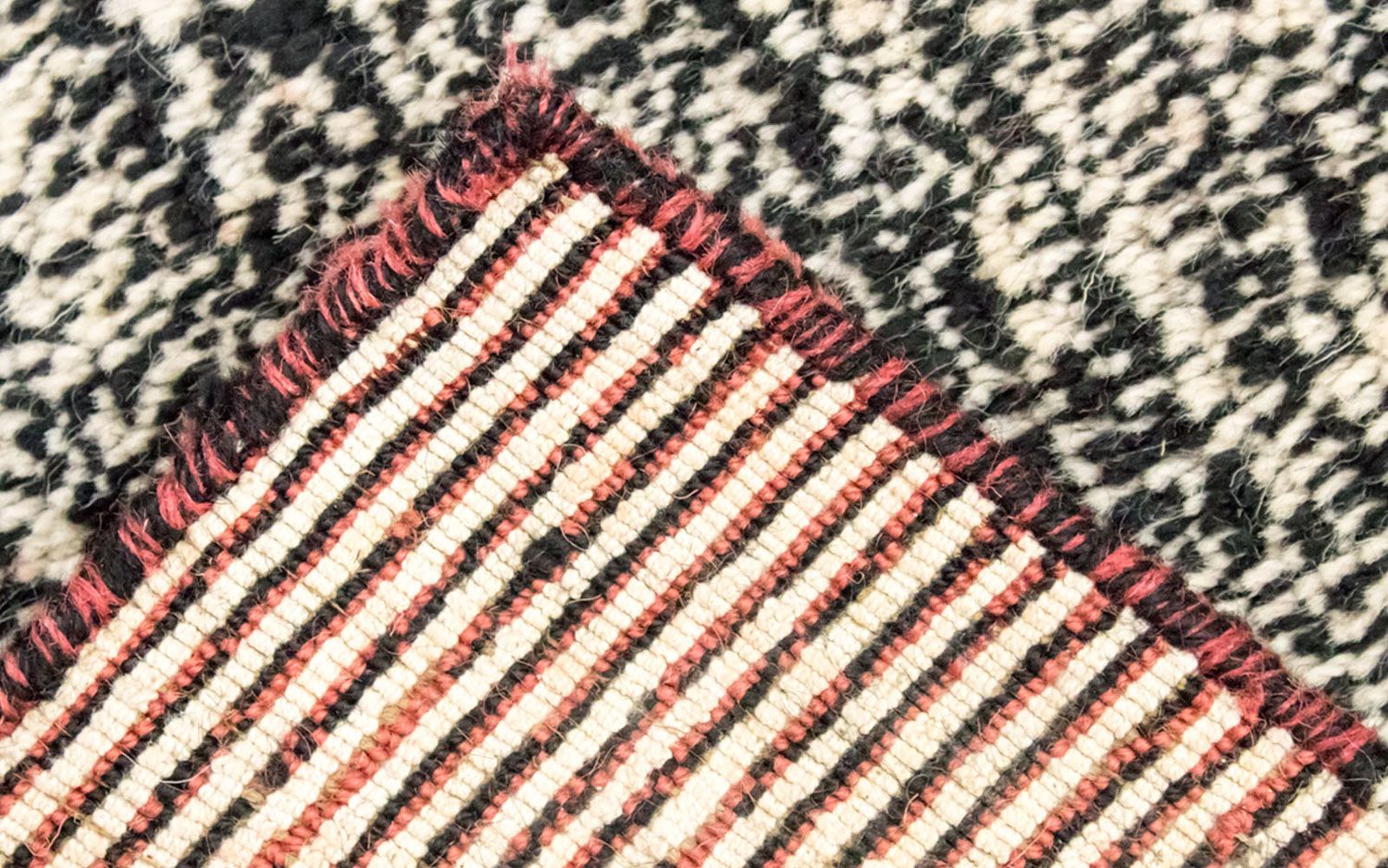 Alfombra de pelo largo - 248 x 157 cm - multicolor
