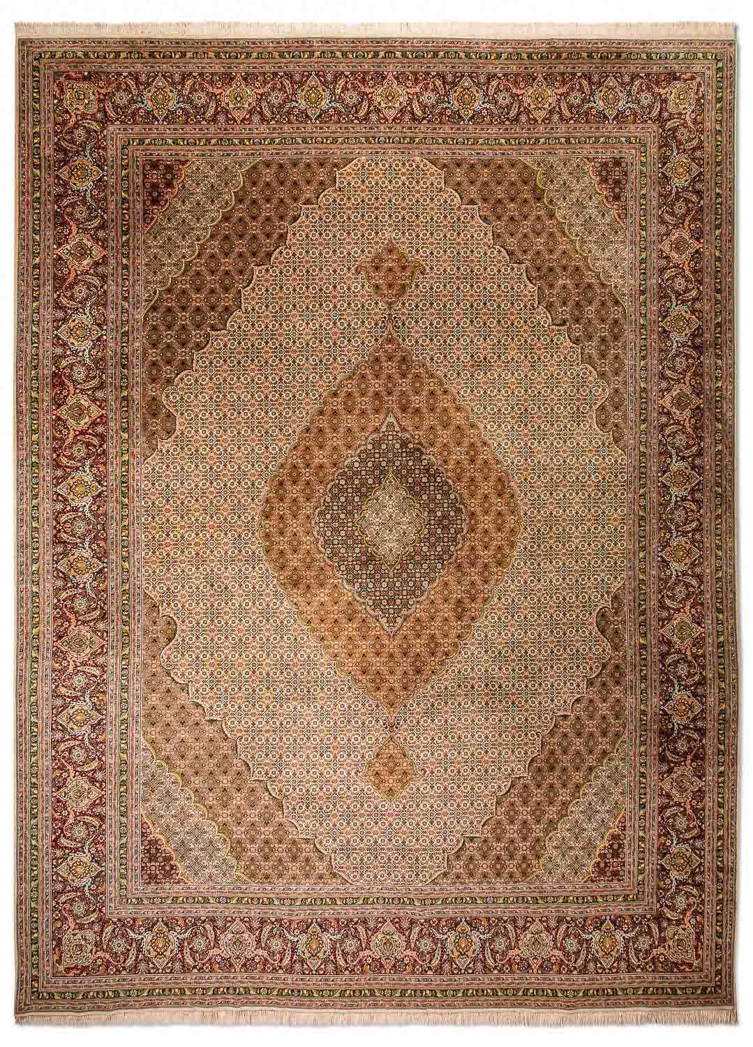 Alfombra Persa - Tabriz - Prima - 400 x 300 cm - marrón