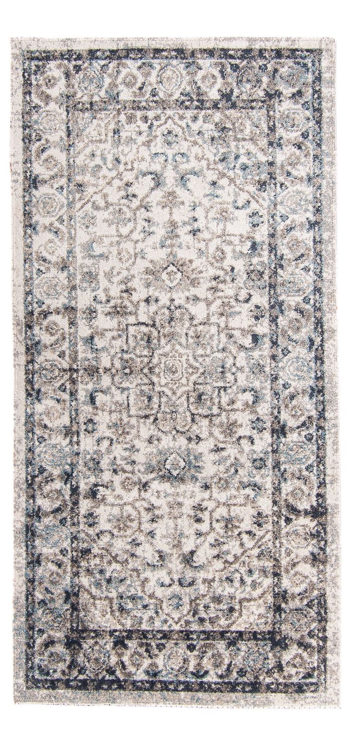 Alfombra moderna - 150 x 75 cm - plata