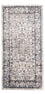 Alfombra moderna - 150 x 75 cm - plata