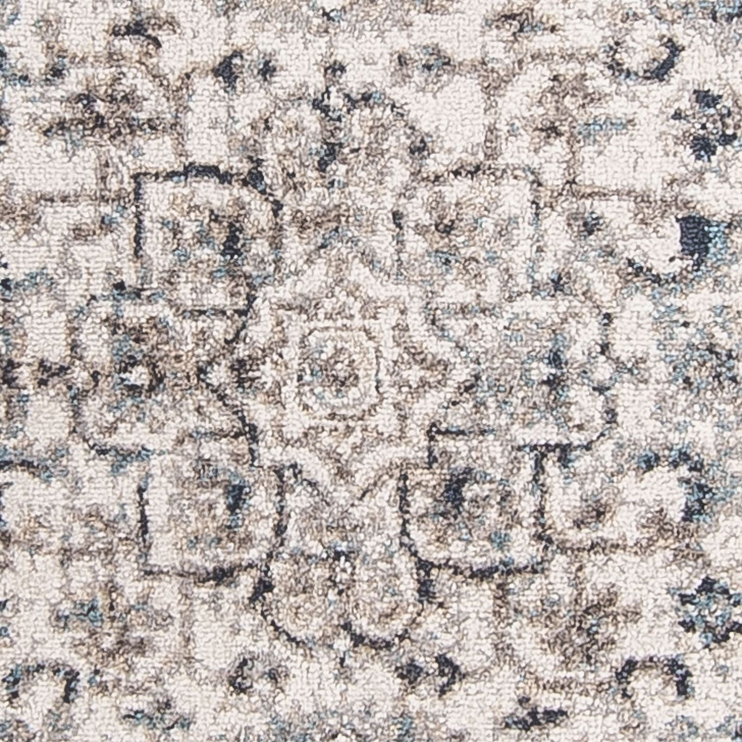 Alfombra moderna - 150 x 75 cm - plata