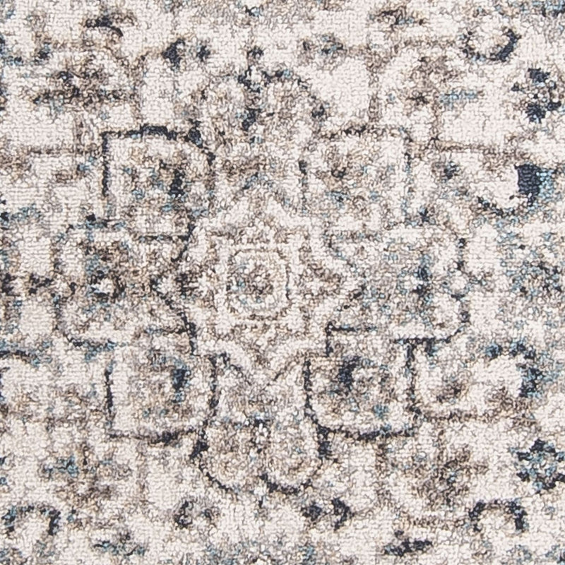 Alfombra moderna - 150 x 75 cm - plata