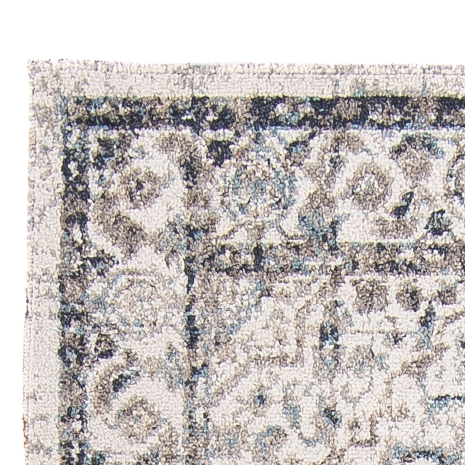 Alfombra moderna - 150 x 75 cm - plata