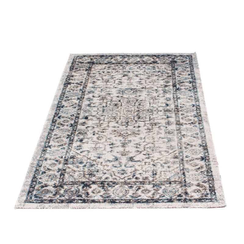 Alfombra moderna - 150 x 75 cm - plata