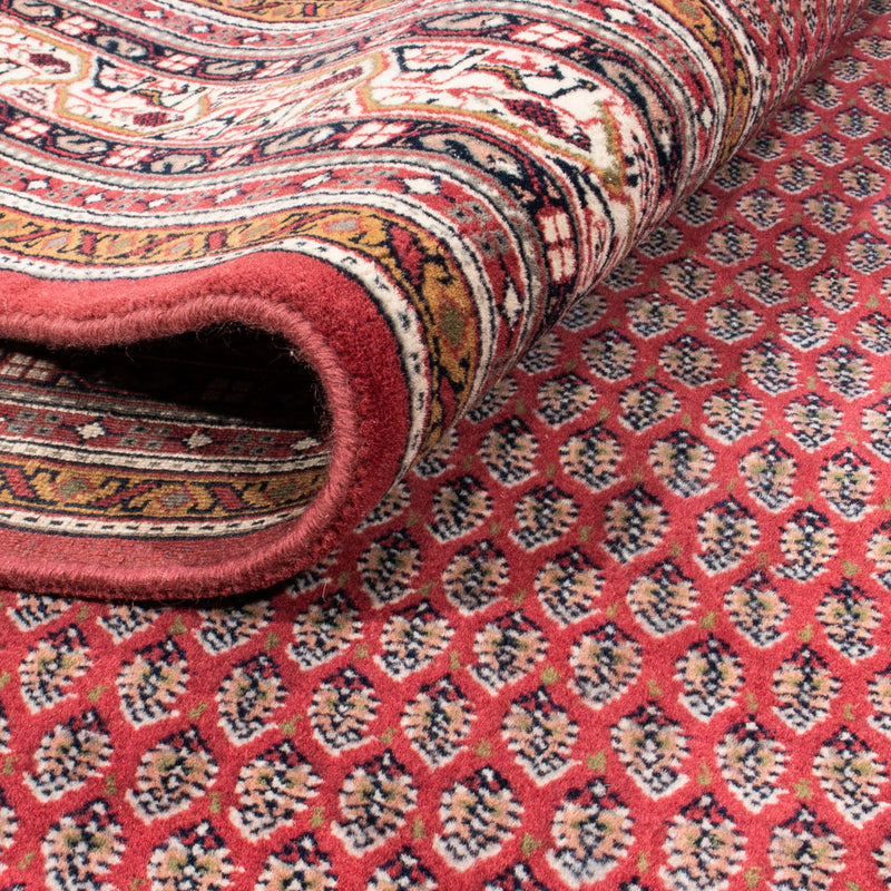 Alfombra oriental - Mir - Indus - Real - 291 x 193 cm - rojo
