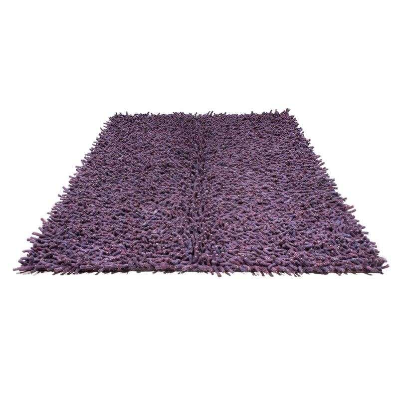 Alfombra de pelo largo - 240 x 170 cm - púrpura