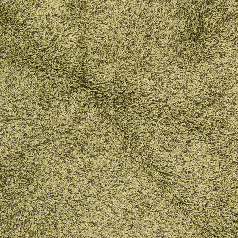 Alfombra de pelo largo redondo  - 200 x 200 cm - verde oliva