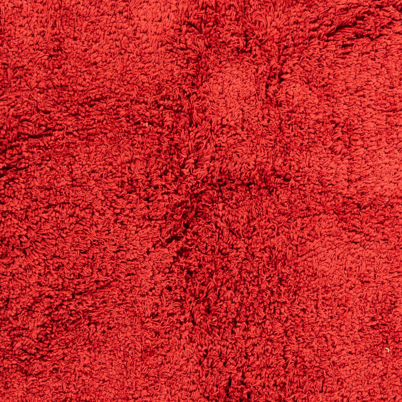 Alfombra de pelo largo - 200 x 140 cm - rojo