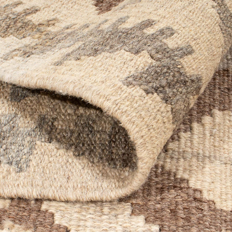 Alfombra Kelim - Splash - 193 x 157 cm - natural