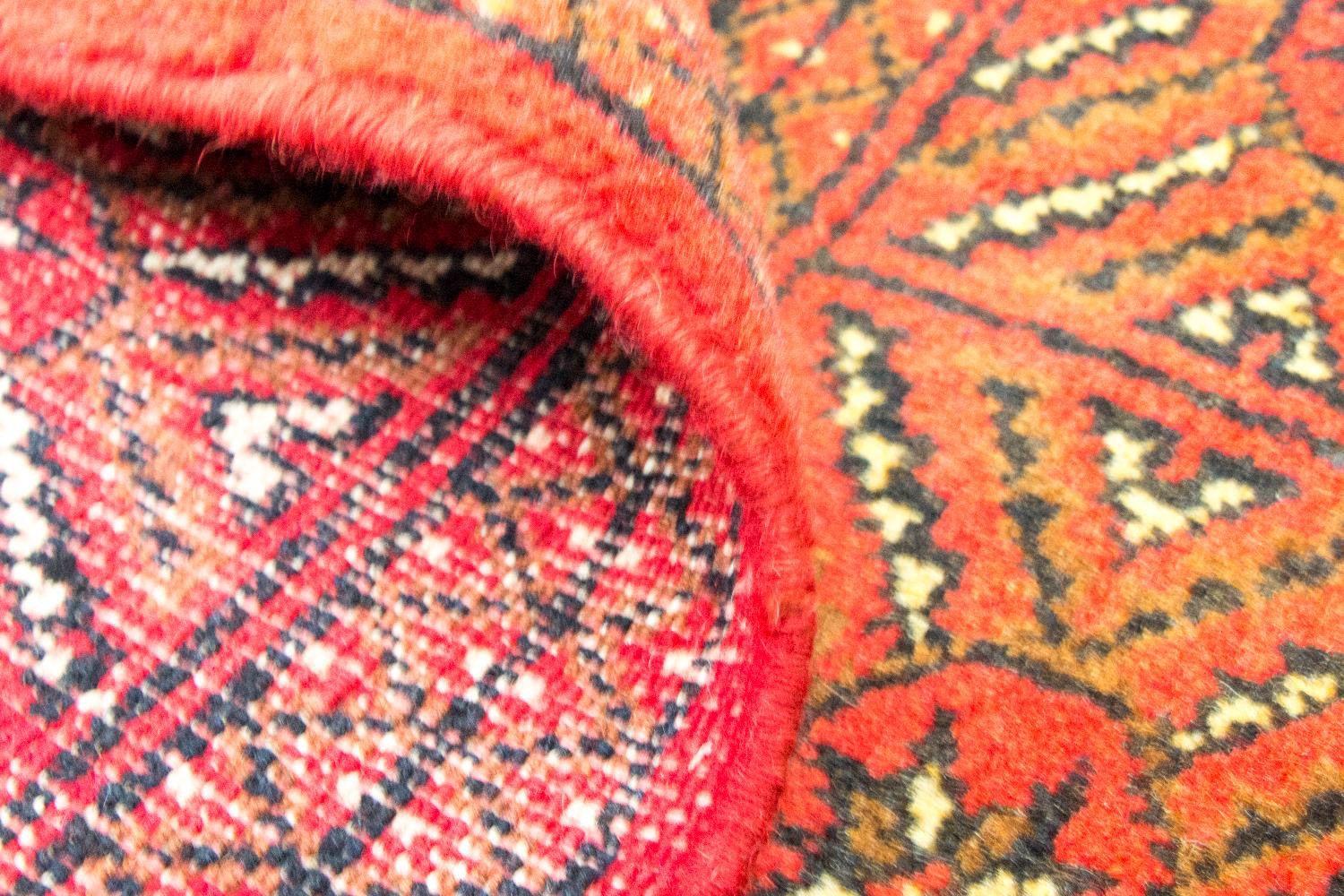 Alfombra Turkaman - 146 x 103 cm - rojo