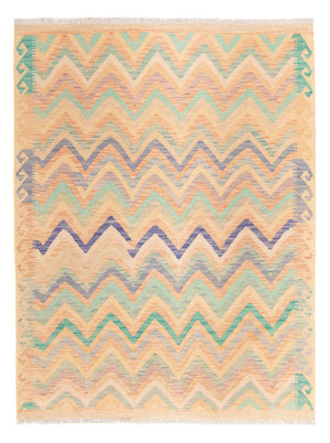 Alfombra Kelim - Splash - 203 x 152 cm - multicolor
