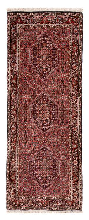 Alfombra de pasillo Alfombra persa - Bidjar - 205 x 76 cm - azul oscuro