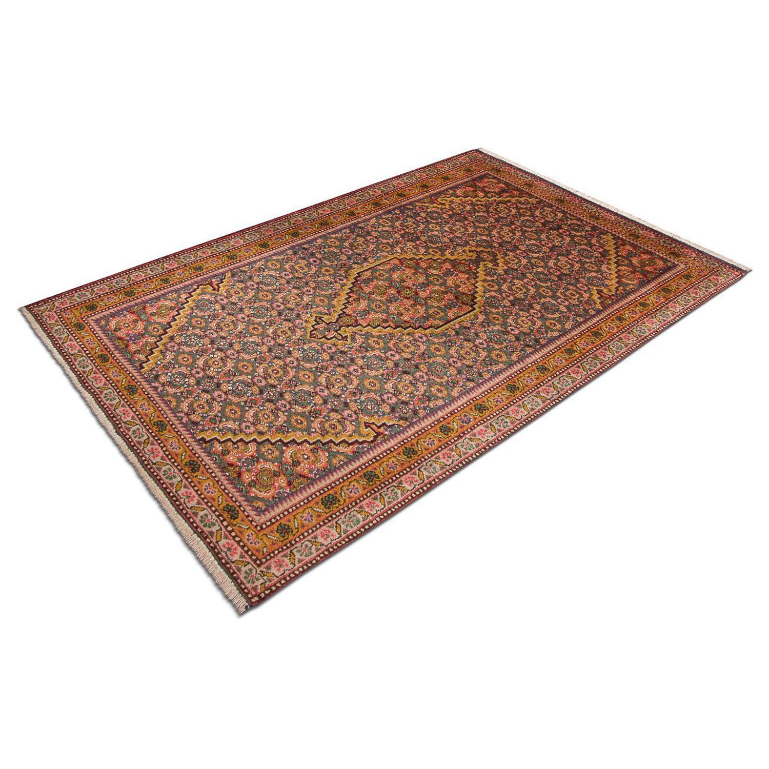Alfombra Persa - Tabriz - Real - 110 x 74 cm - azul