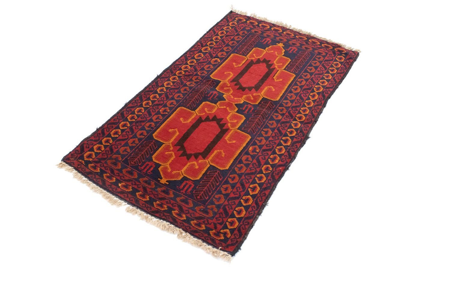 Alfombra Belutsch - 138 x 78 cm - azul