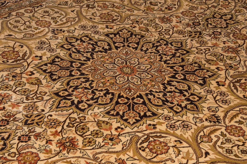 Alfombra de seda - Seda de Cachemira - 342 x 234 cm - beige