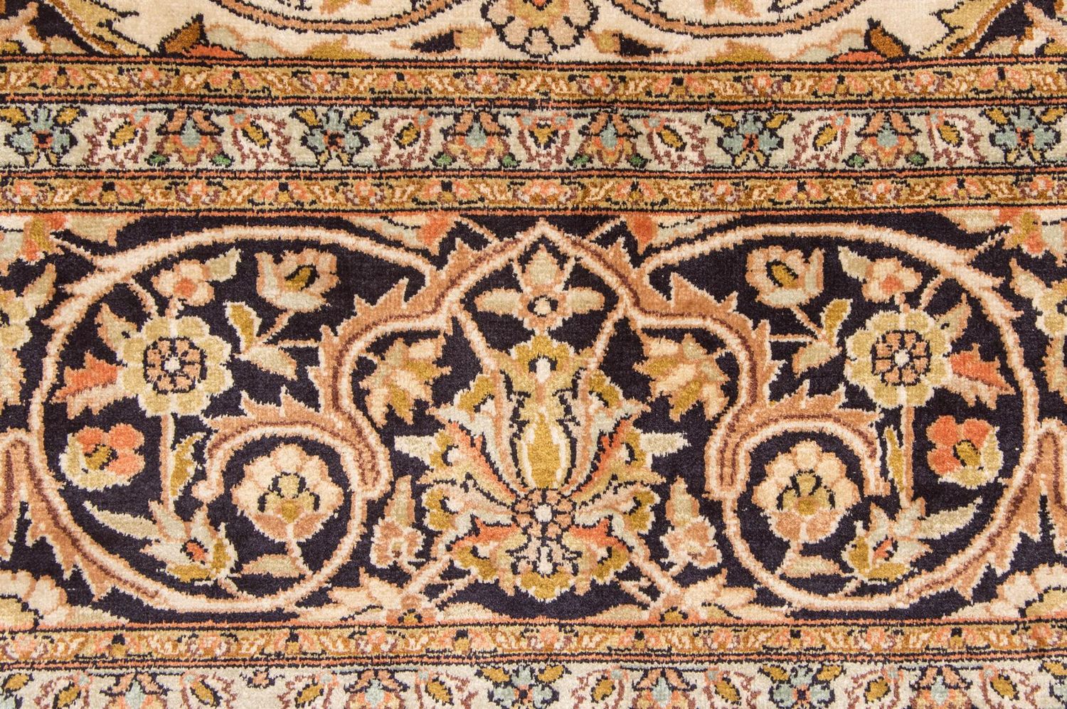 Alfombra de seda - Seda de Cachemira - 342 x 234 cm - beige